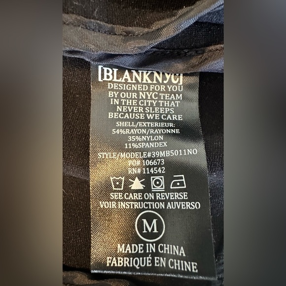 Blank NYC Black Moto Style Jacket - Picture 10 of 13